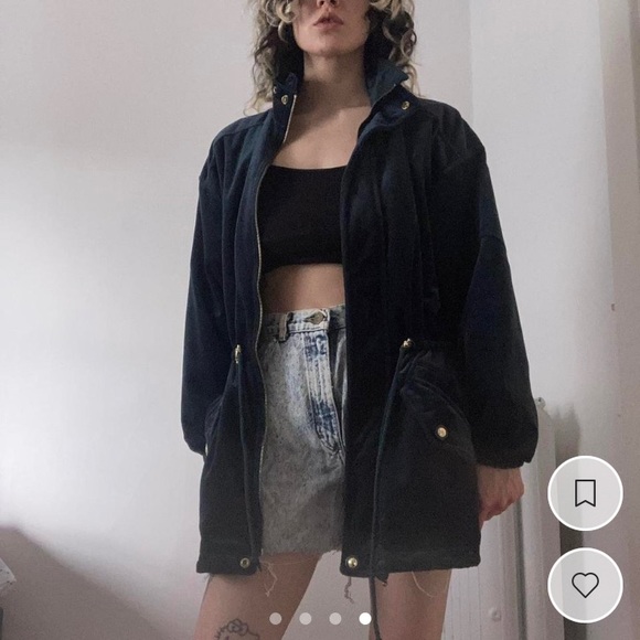 Vintage Velvet Green Jacket - Picture 4 of 4